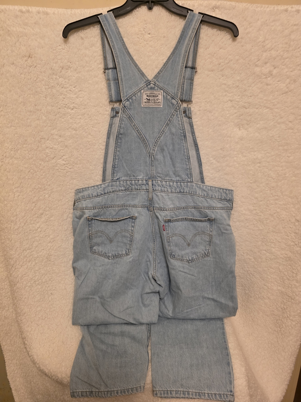 Levi's Light Blue Denim Overalls - Picture 2 of 2